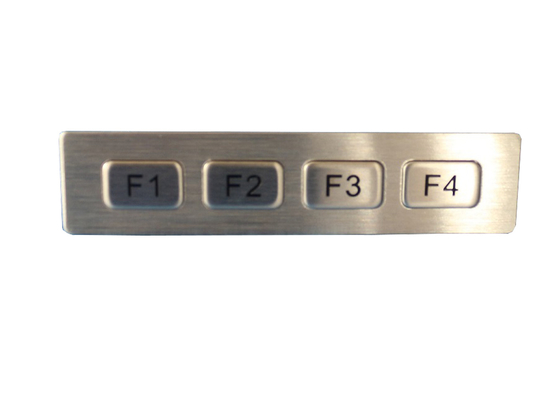 Acciaio inossidabile della tastiera industriale del metallo di chiavi IP65 4 senza regolatore elettronico