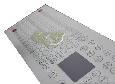 Tastiera a membrana di computer industriale chiave 108 con la tastiera di prova dell'olio del touchpad