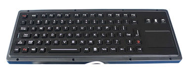Tastiera industriale marina nera di resistenza all'acqua della tastiera con il touchpad