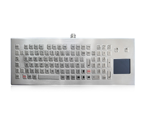 Tastiera industriale di acciaio inossidabile con la tastiera da tavolino impermeabile del metallo del touchpad IP68
