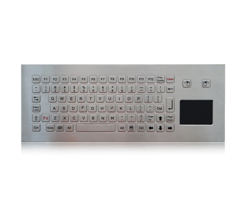 FCC lavabile industriale dinamico della tastiera di computer IP65 5VDC con il touchpad