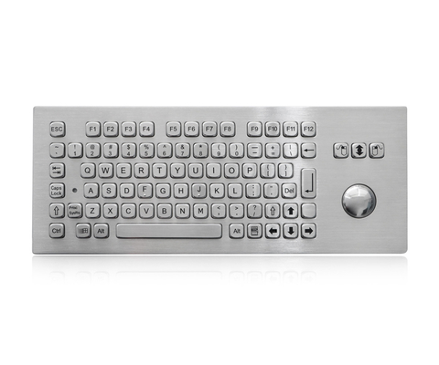 81 tastiera da tavolino del pc inossidabile impermeabile del metallo di chiavi IP65 con la sfera rotante di 38mm