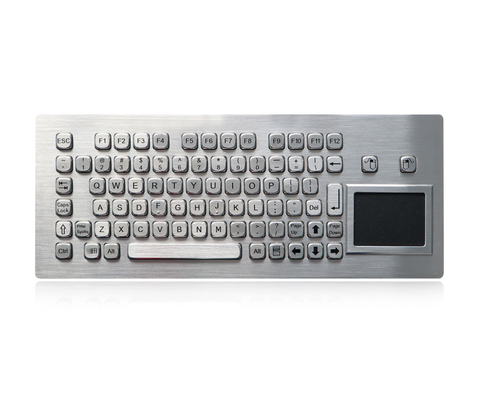 Tastiera protetta contro le esplosioni resa resistente di acciaio inossidabile per il chiosco PS2 o USB