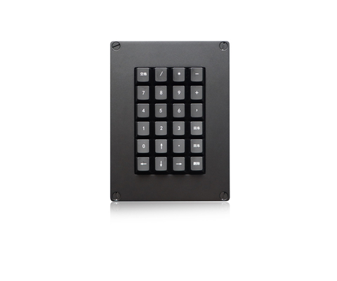 Tastiera meccanica IP54 24 tasti con retroilluminazione, tastiera militare robusta