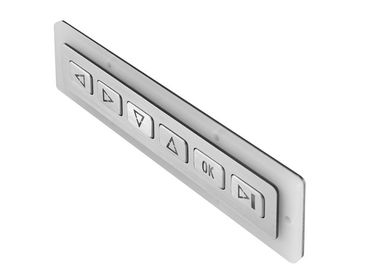 La matrice industriale IP67 della tastiera del metallo dell'acciaio inossidabile impermeabilizza 6 il viaggio di chiavi 0.45mm