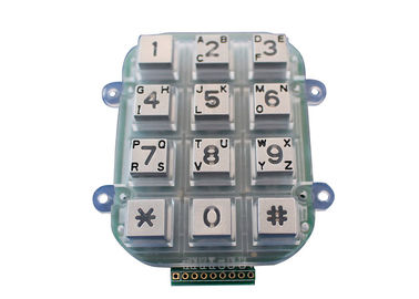 Il sistema di controllo numerico della tastiera 4x3 Acess del metallo IP65 12 chiude a chiave l'interfaccia della matrice a punti