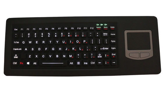 Gomma resa resistente della tastiera del silicone con l'alloggio irregolare del metallo del touchpad