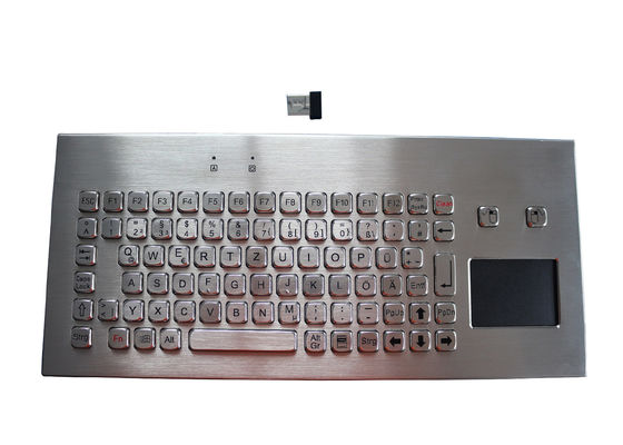 Tastiera senza fili IP67 del metallo con il touchpad IP67 2.4G da tavolino mobile