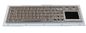 Tastiera di Braille Ip65 del chiosco dell'acciaio inossidabile con il touchpad, disposizione su misura