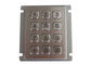 Supporto resistente del pannello della tastiera del vandalo industriale numerico Backlit 12 chiavi IP67 impermeabili