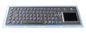 Metal la tastiera USB retroilluminata/tastiera meccanica backlit con il touchpad reso resistente