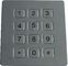 Il metallo 12 della matrice a punti IP65 chiude a chiave la tastiera numerica del telefono resistente del vandalo per l'industriale