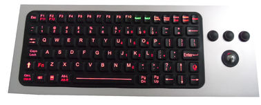 Alloggio di alluminio sigillato tastiera industriale Backlit da tavolino durevole del PC per l'esercito