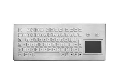 Renda impermeabile la tastiera industriale del metallo della tastiera inossidabile con il touchpad ed i tasti funzione