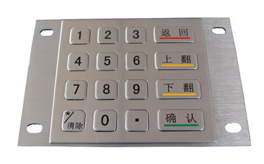 16 tastiera del montaggio di pannello posteriore della prova della polvere di chiavi IP65 con USB o porto PS/2