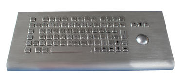 IP65 impermeabilizzano la tastiera montabile del metallo del chiosco dell'acciaio inossidabile con la sfera rotante