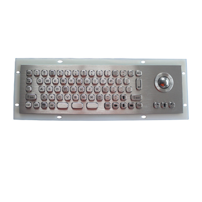 Tastiera industriale antivandalo con trackball Interfaccia USB PS2 68 tasti Compatta