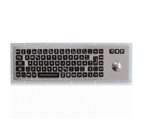 Tastiera industriale della prova del vandalo con costruito nelle chiavi Marine Keyboard della sfera rotante 76