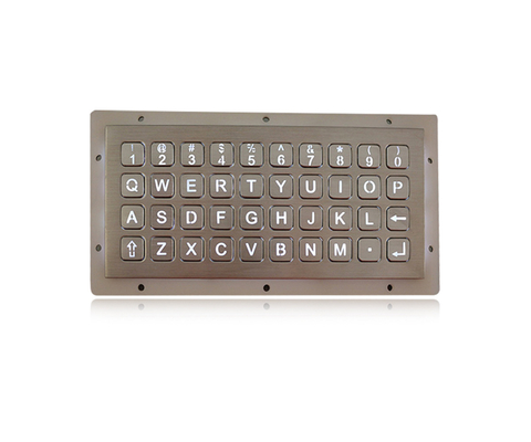 40 bancomat alfanumerico Pin Keypad di Dot Matrix Backlit Panel Mount della tastiera di acciaio inossidabile dei bottoni