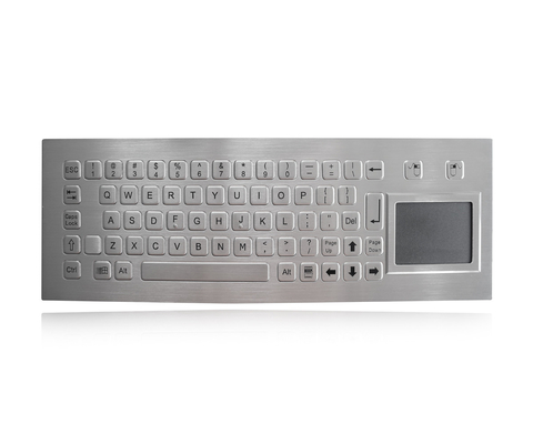 Tastiera protetta contro le esplosioni di acciaio inossidabile di 68 chiavi con il touchpad reso resistente