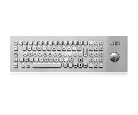 Tastiera del metallo del chiosco di 81 chiave con la tastiera industriale irregolare della sfera rotante