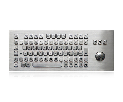 Tastiera da tavolino lavabile di acciaio inossidabile con la tastiera del chiosco della sfera rotante OTB MTB LTB