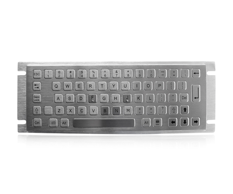 Chiosco industriale Mini Stainless Steel Metal Keyboard con USB ed il montaggio di pannello posteriore