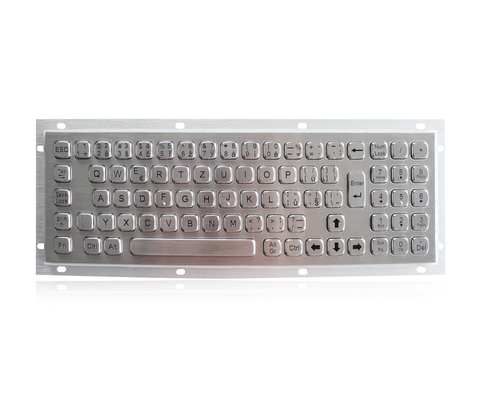 Tastiera di Mini Stainless Steel Metal Kiosk di 79 chiavi con la tastiera numerica