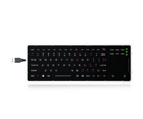 104 tasti Disposizione retroilluminata tastiera USB tastiera EMC con tastiera ABS