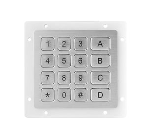 La tastiera numerica 16 del usb della matrice dell'acciaio inossidabile chiude a chiave il formato compatto