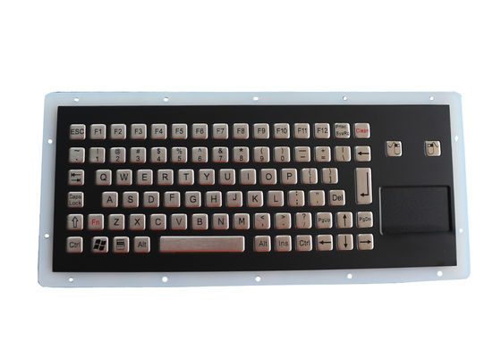 Tastiera industriale di IP67 PS2 con il titanio del nero del touchpad