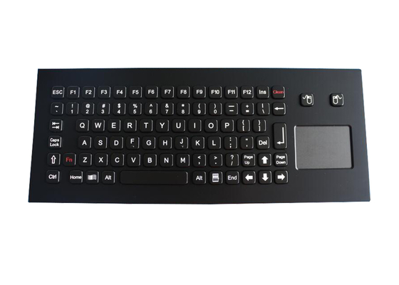 Tastiera nera industriale dinamica ESD IK08 del metallo con il touchpad