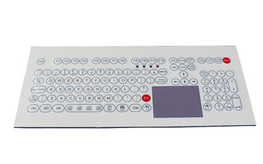 di pannello superiore 108 tastiera impermeabile IP65 della membrana industriale chiave del montaggio con il touchpad