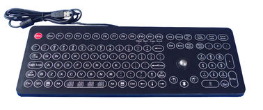 Tastiera industriale della membrana da tavolino di USB con la sfera rotante 16mm, chiave 108