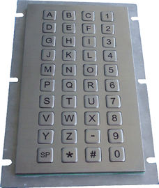 40 chiavi comprimono la tastiera piana del metallo di chiavi della matrice a punti di formato con il montaggio di pannello posteriore