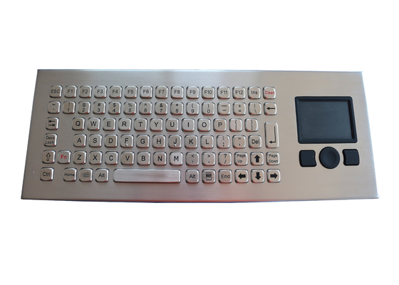 Tasti della tastiera 83 dell'acciaio inossidabile della prova del vandalo IP68 per l'industria mineraria