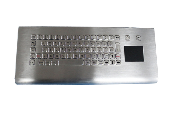 Tastiera fissata al muro industriale del chiosco lungo pulito facile del colpo con il touchpad, chiave 68