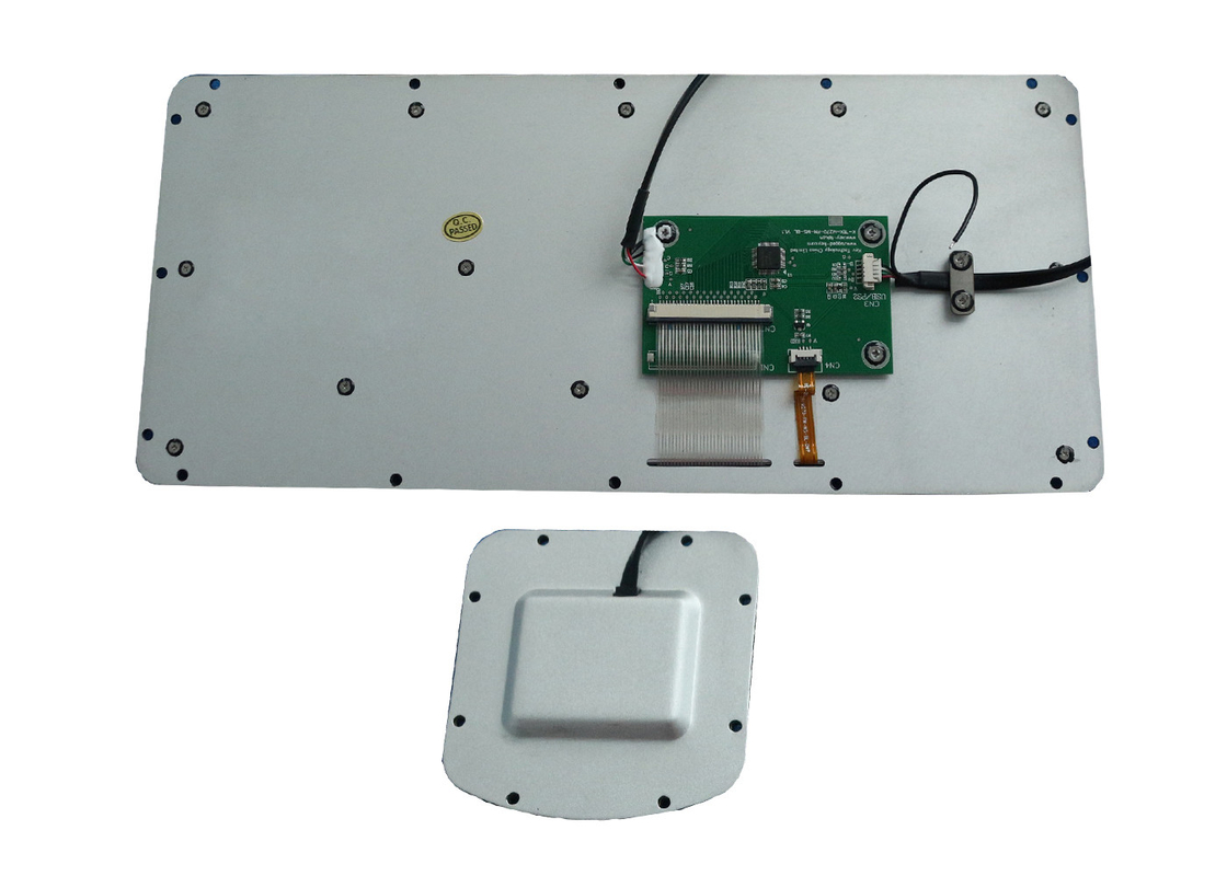 Ruggedized USB Waterproof Keyboard IP67 Silicone Rubber With Rectangular Keys