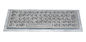 Tastiera Backlit del Usb dell'acciaio inossidabile di 64 chiavi, tastiera industriale del metallo con la sfera rotante