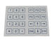 24 tastiere industriali della membrana della prova della polvere di chiavi con la matrice a punti