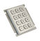 Mini tastiera numerica mouting industriale del metallo d'acciaio del pannello posteriore con USB o l'interfaccia RS232