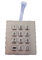 la matrice a punti di 12 chiavi IP67 dinamico impermeabilizza la tastiera all'aperto del metallo per il telefono industriale