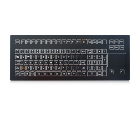 108 tasti Tastiera a membrana IP65 Produttore con tecnologia OMRON Tastiera resistente a sostanze chimiche e liquidi