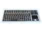 116 tastiera industriale dell'acciaio inossidabile di Vandproof del nero di chiavi IP67 con il touchpad