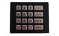 Chiavi della tastiera numerica 16 del metallo IP67 per il controllo di accesso di bancomat di sicurezza