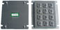 12 tastiera lunga dell'acciaio inossidabile del colpo della prova della polvere di chiavi IP65 con il montaggio di pannello superiore
