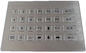 28 chiavi impermeabilizzano la tastiera numerica del metallo dell'acciaio inossidabile per la macchina di self service