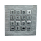 16 tastiera resistente del vandalo lavabile dinamico della tastiera IP67 di acciaio inossidabile di chiavi