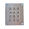 SUS304 ha spazzolato il metallo che le chiavi della tastiera numerica IK09 12 comprimono il formato per i chioschi della Banca